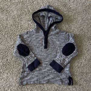 Gymboree toddler Boys navy blue long sleeve hoodie shirt size 2T